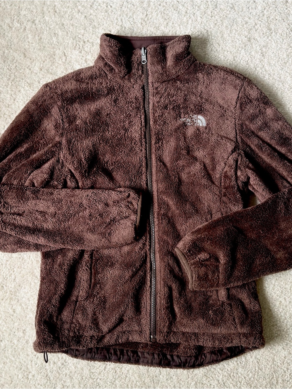 The North Face Women’s chocolate Brown Full-Zip Fleece Jacket